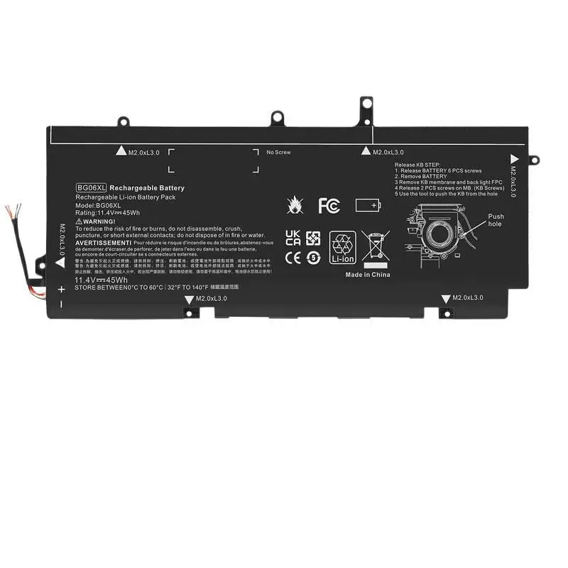 بطارية BG06 BG06XL لسلسلة HP EliteBook 1040 G3-Z 805096-001 BGO6XL