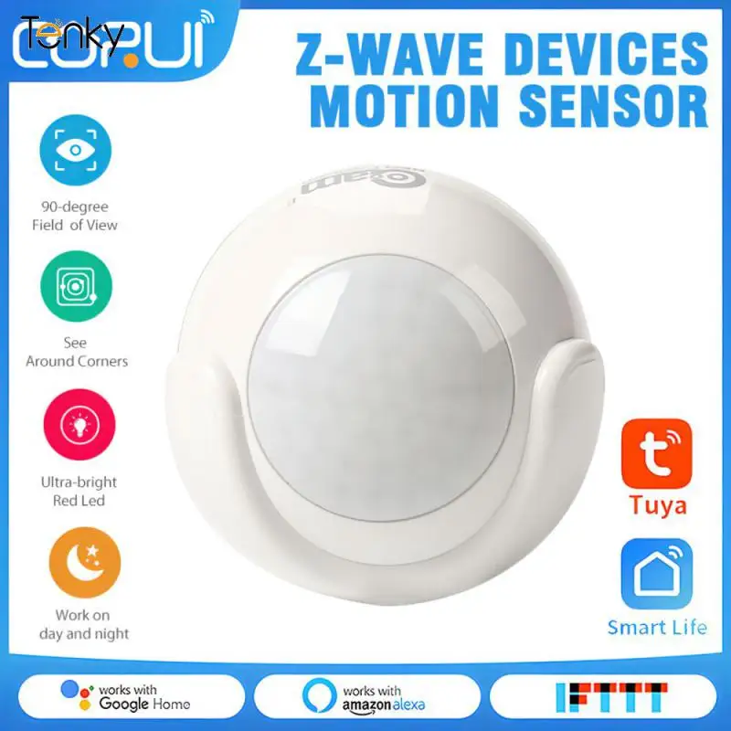 Alarm System Sensitivity Wireless Notifications Temperature Sensor Advanced Connections With Battery Alarm Siren For Z-wave 3in1