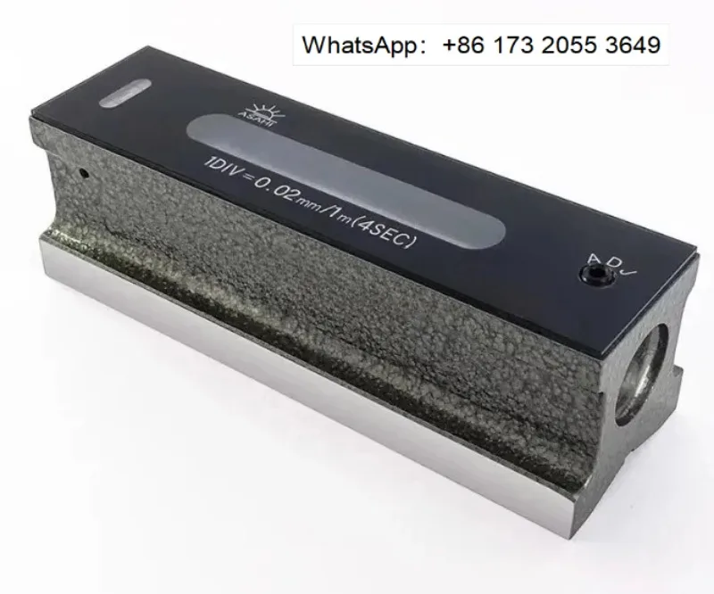 Strip Bubble Spirit Level RFL 1002/1502/2002 / 2502 / 3002 Precision Horizontal Measuring Instrument 0.02mm/m