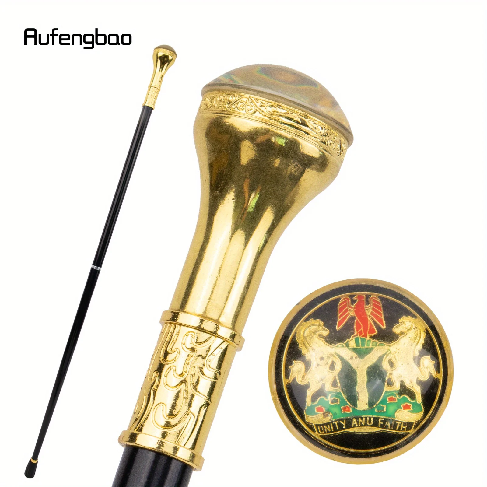 Golden Black Unity And Faith Stage Cane Decorative Stick Decorative Cane  Halloween For Cosplay And Parties, For Cosplay & Party