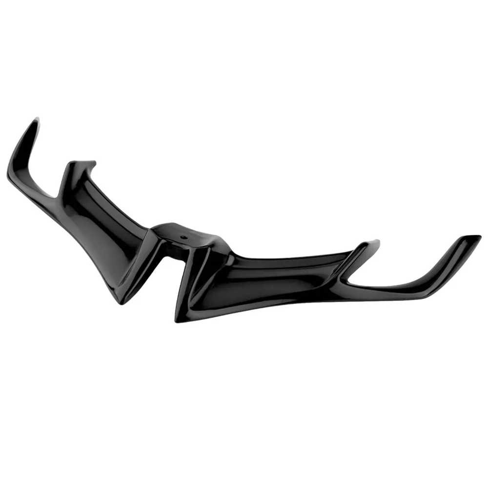 ABS Motorrad-Winglet Aerodynamischer Kohlefaser-Look Frontverkleidungs-Winglet Universeller Dynamischer Spoiler Verkleidungsflügel-Abdeckung