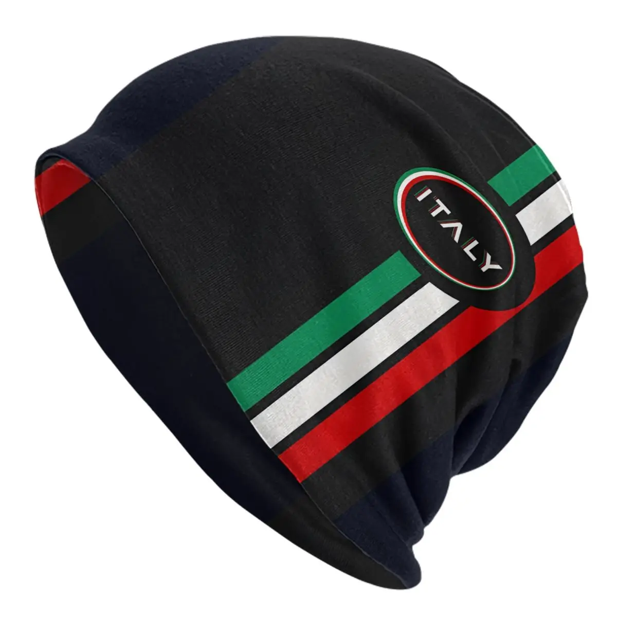 Italy Stripes Unisex Bonnet Thin Running Double Layer Hats For Men Women