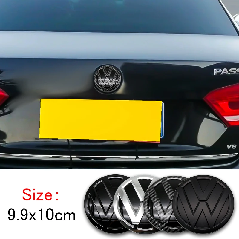 Für Passat 2011 2012 2013 2014 2015 140mm Motorhaube Vorderes Auto-Logo 100mm Heckklappen-Emblem Auto-Zubehör – Detail 5