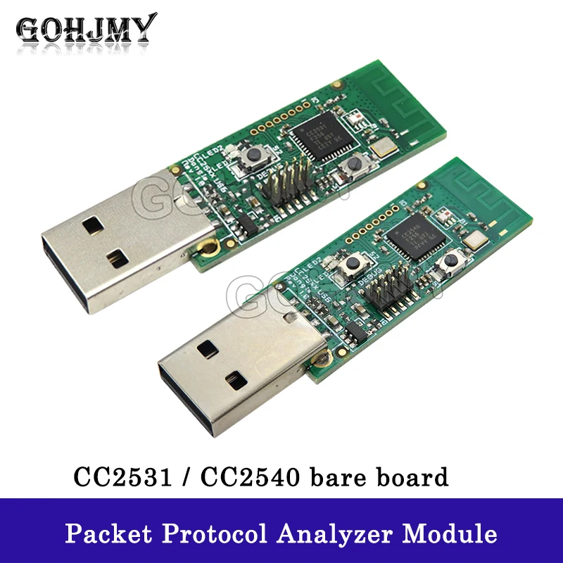 Wireless Zigbee CC2531 Sniffer Bare Board Packet Protocol Analyzer Module USB Interface Dongle Capture Packet Module CC2540