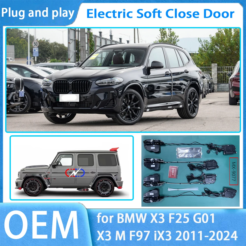 

for BMW X3 F25 G01 X3 M F97 iX3 2011-2024 OEM Car Soft Close Door System Automatic Electric Auto Pull Power Latch Power