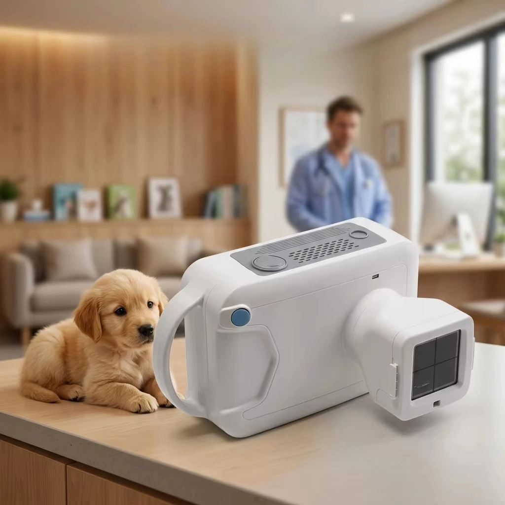 Veterinary Equipment DX-VA03 Pet Medical Equipment Integration Software, 7-inch high definition display with minimal footprint