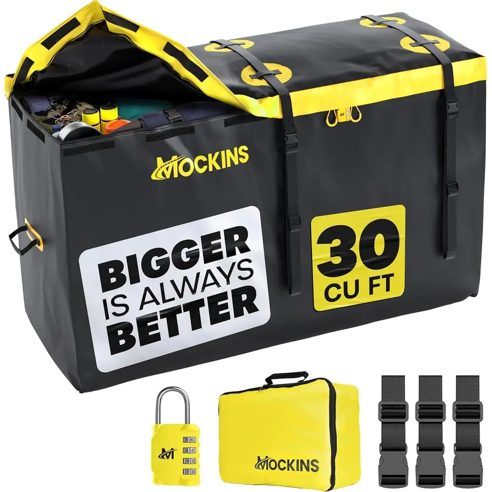 

60x24x36 Large Waterproof Trailer Hitch Cargo Bag - Versatile Storage Solution for Road Trips and Camping