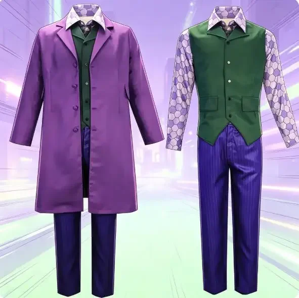 2026 New Cosplay Costume  Halloween Version Dark Knight Thriller Outfit Same Style Coat for Party