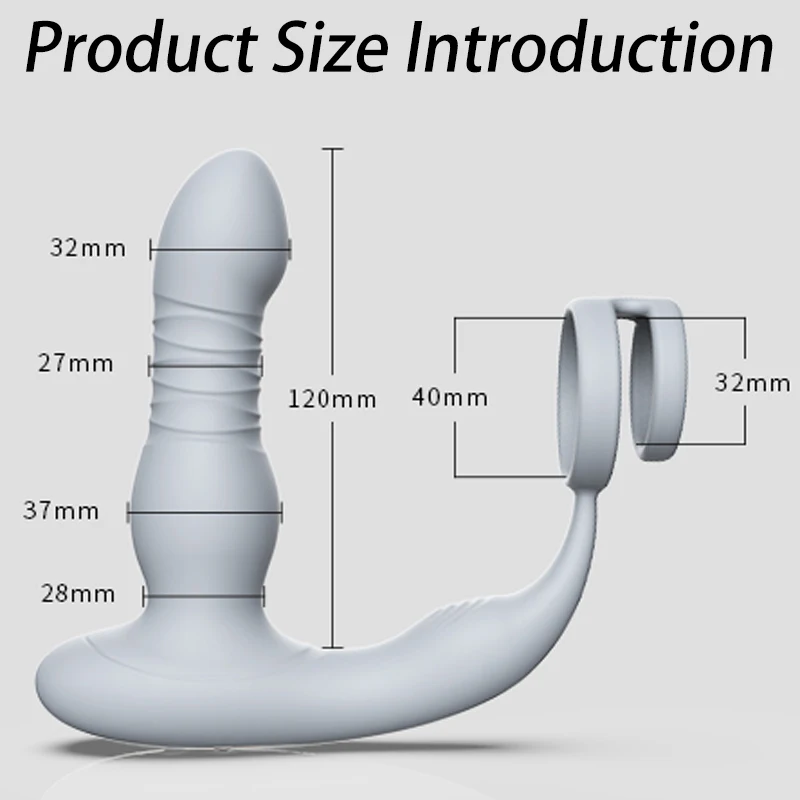 JEUSN Retractable prostate massager male vibrator male anal plug wireless remote control butt plug sex toy couple gameRetractabl