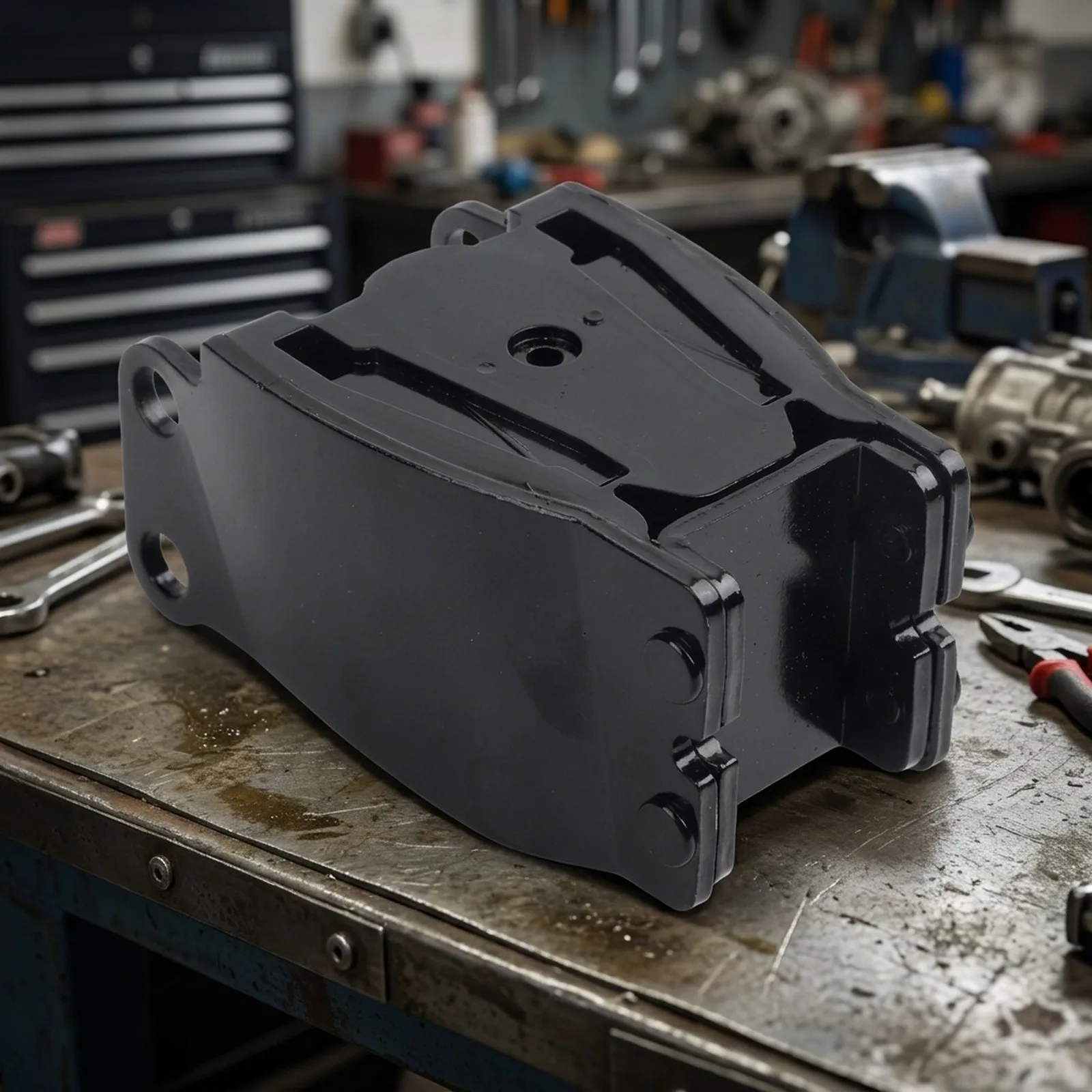 As Shown Front Motor Mount Direct Replacement Part High Durability Plastic Front Vehicle Placement No Programming Required