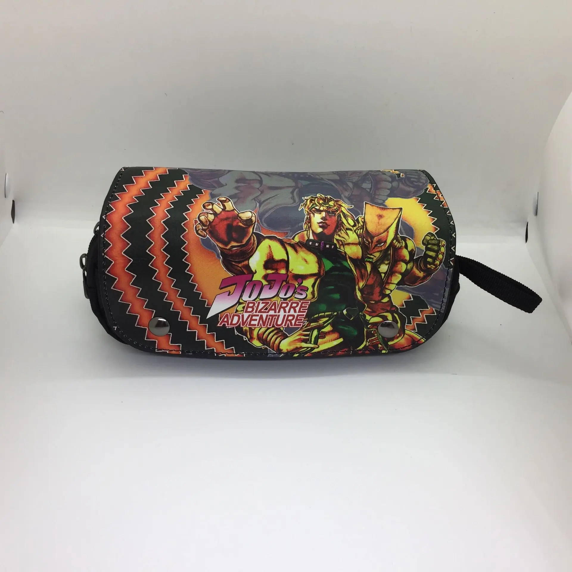 Anime JoJo's Bizarre Adventure Cosplay Stationery Box Student Cartoon Pencil Case Storage Bag Cosmetic Bags Gift