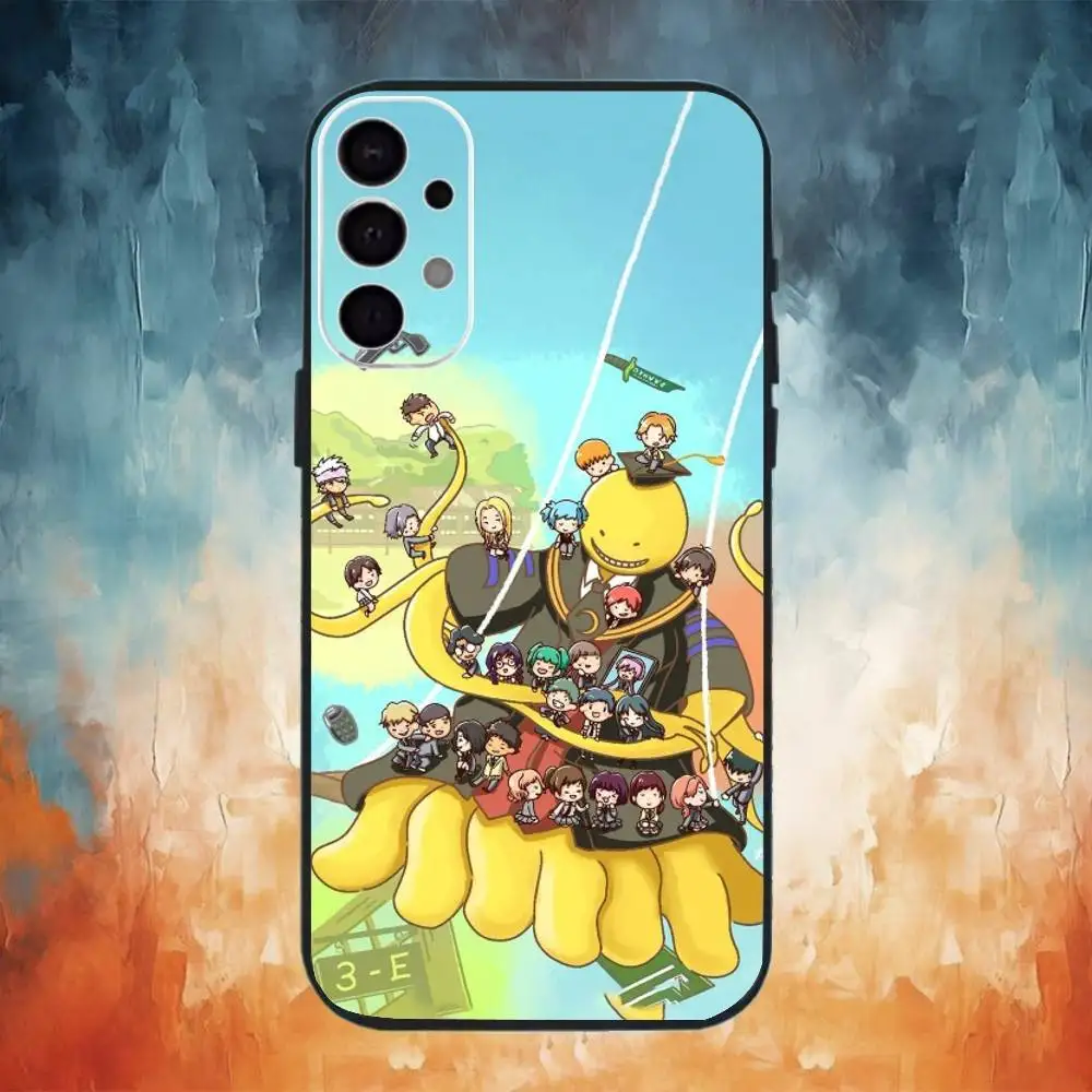 Custodia per telefono A-Assassination Classroom per Samsung S25,S24,S21,S22,S23,S30,Ultra,S20,Plus,Fe,Note,10.9,5G Cover nera
