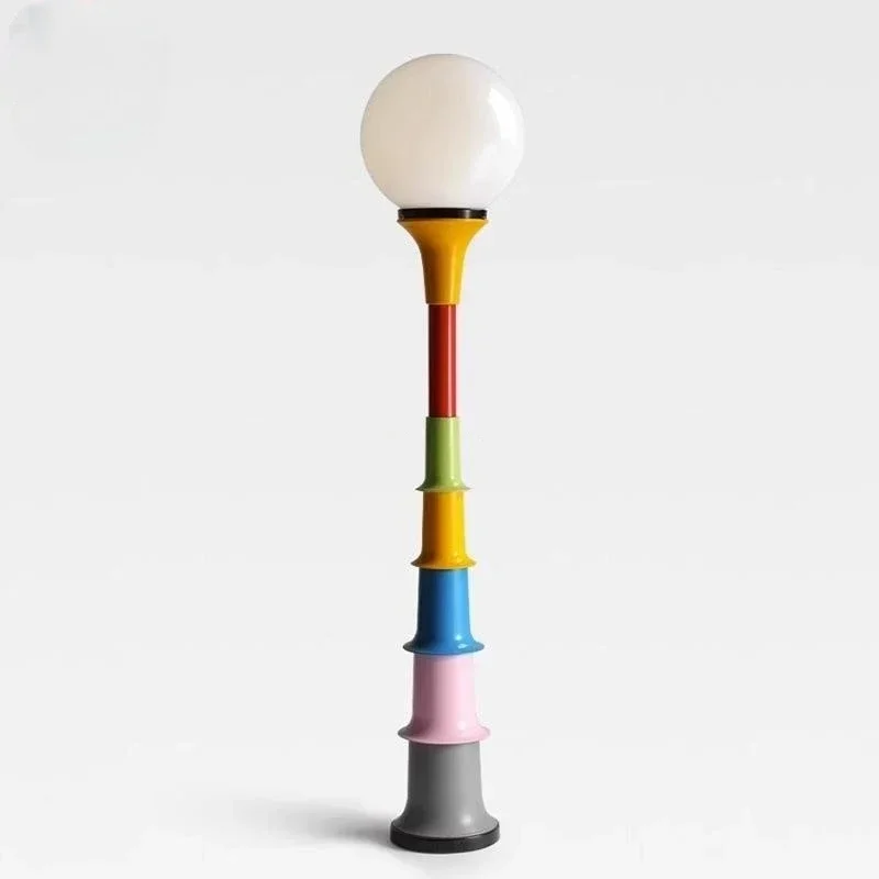 French Memphis Design Fun Colorful Floor Lamp Simple Retro Art Bedroom Children's Study Stand Light  LED Decorative Luminaire