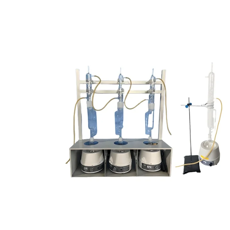Triple-Unit and Single-Unit Soxhlet Extractor for Soluble Matter Content Analysis and Waterproofing Membrane