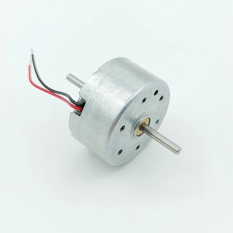 RF-300 Dual Shaft Double Axle Mini 300 Motor DC 6V-18V 9V 12V 14000RPM High Speed Small 24mm Electric Motor DIY Toy Rail Train