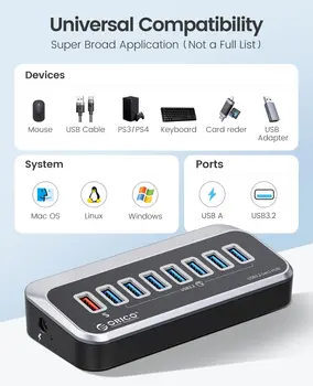 10 最佳銷售 USB 集線器 3.2 - №5