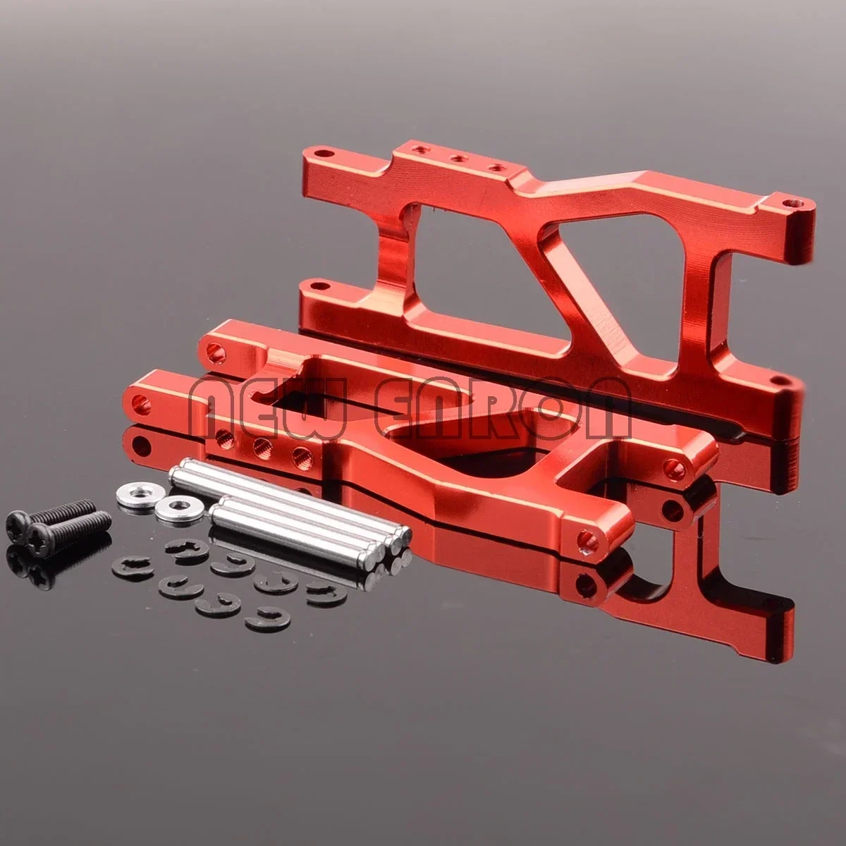 Brazo oscilante inferior trasero de aluminio para RC Wltoys, accesorios de coche, 2 piezas, L969, L979, L202, L212, L222, K959, L959