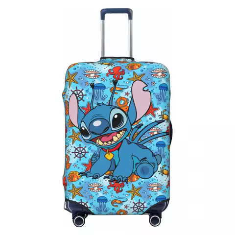 Custom Stitch Cartoon Mangas Comic Luggage Cover Protector Funny Travel Suitcase Covers for 18-32 Inch