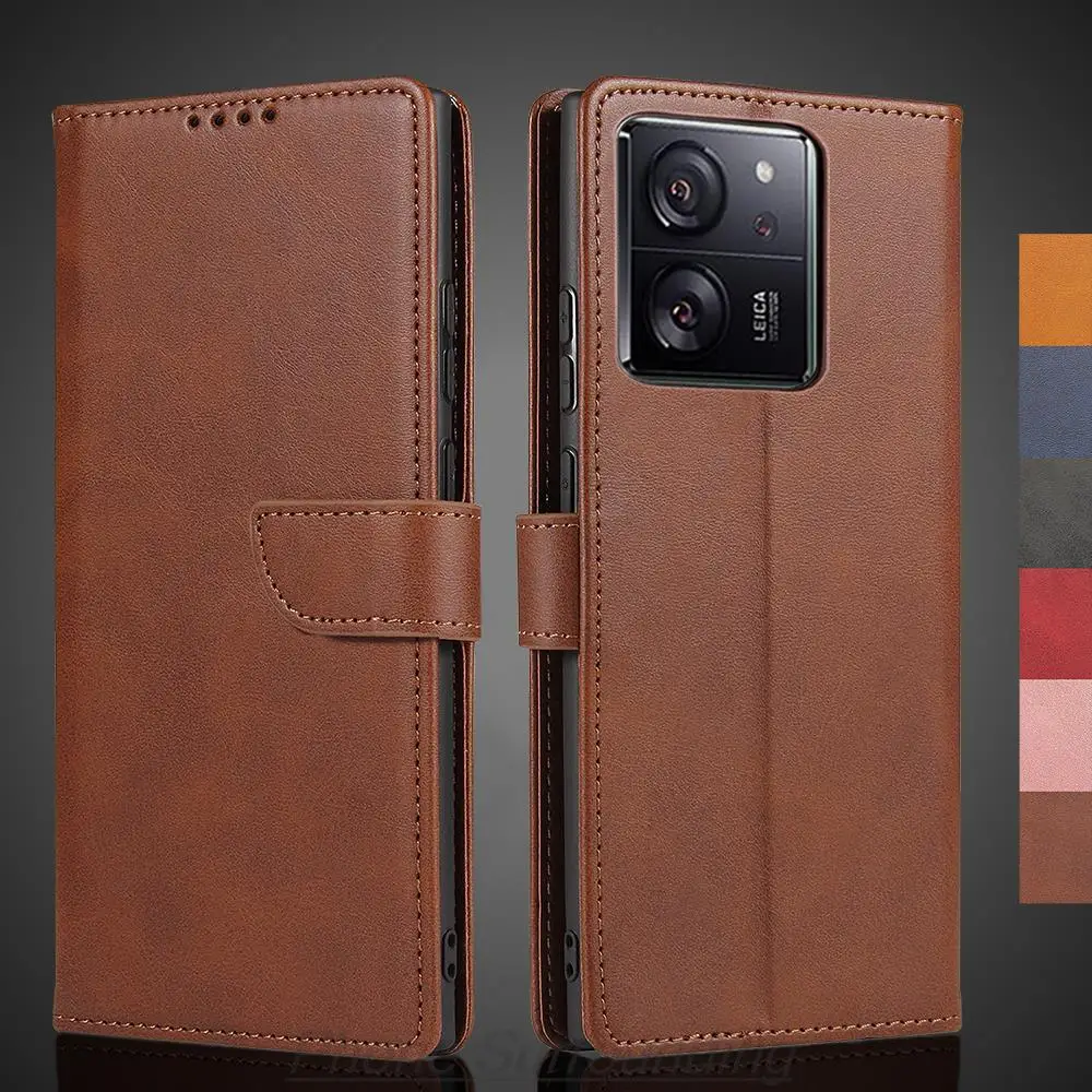 

Чехол-бумажник Xiaomi 13T, кожаный чехол-бумажник для Xiaomi 13T / Mi 13T Pro, сумки для телефона из искусственной кожи, защитная кобура Fundas Coque