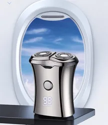 Mini Electric Shaver Portable Men's Razor Rechargeable Digital Display Electric Shaver