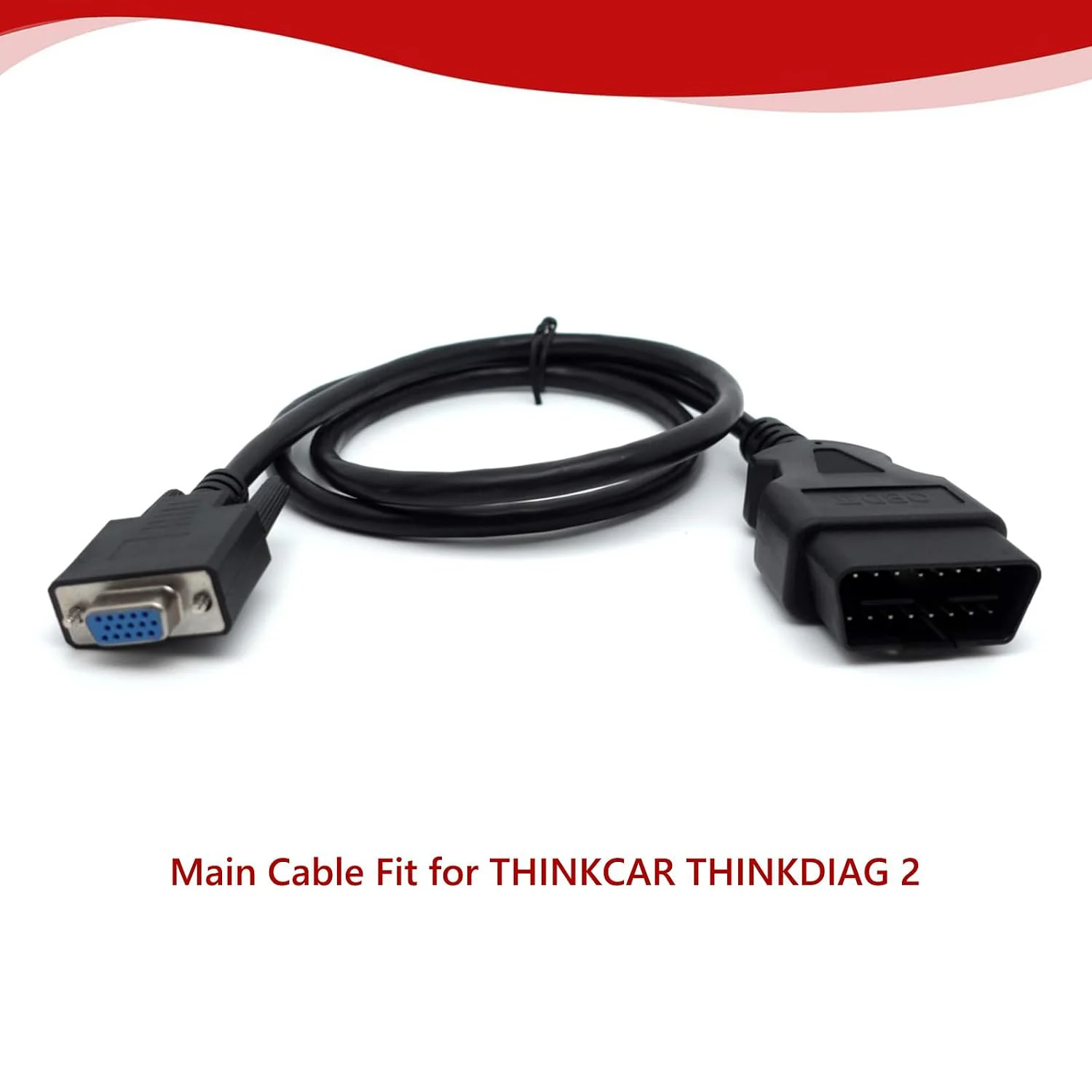 obd2メインケーブルはthinkcar-thinkdiag-2診断スキャナーに適合し、crp429cテストケーブルobdオス16ピンアダプターコネクターに対応します。