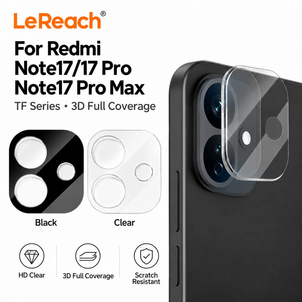 Camera Lens Glass For Redmi Note 17 Pro Max Global Protector Film Anti-Fingerprint Ultra-thin LS3008