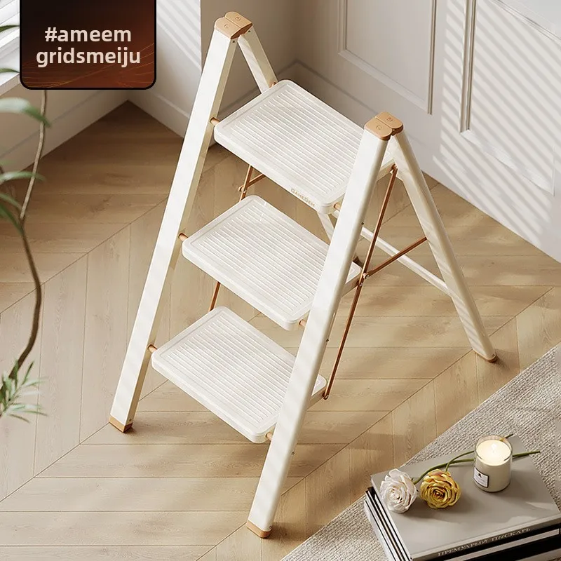 Household Ladder Thickened Folding Ladder Multifunctional Indoor and Outdoor Ladder Portable Telescopic Stool Building Aluminum