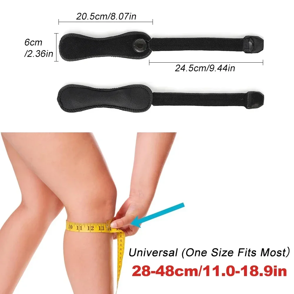 1PCS Adjustable Patella Knee Strap, Design Knob Brace for Jumper’s Knee,Tendonitis & Arthritis – Support for Running, Basketball