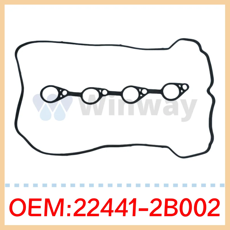 22441-2B002 Valve Cover Gasket For Hyundai I30 I20 Elantra Accent Reina Kia Soul Forte Rio K2 224412B002