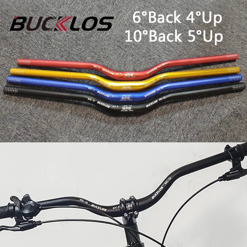 Bicycle Handlebar  31.8*780mm 720 Mm Aluminum Alloy Mtb Handlebar Ultra Long Riser Bar 4/5 Degree Uplift Cycling Part