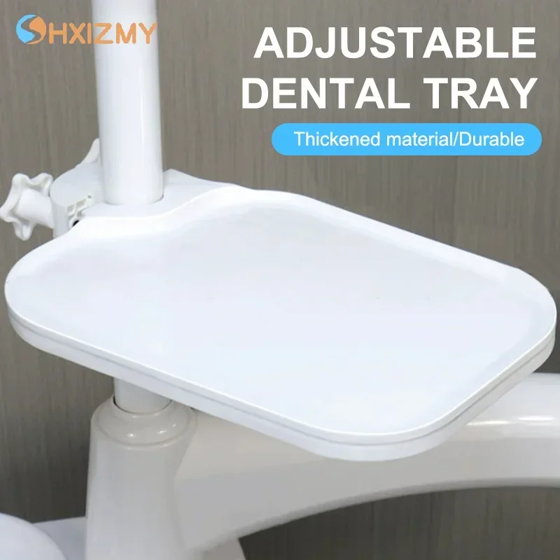 

Dental Chair Scaler Tray Plastic Post Mounted Shelf Dentist Chair Accessories Dentistry Consumables Dentistry Equipment