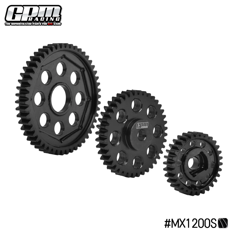 GPM Koolstofstaal Transmissie Gear Set Voor LOSI 1/4 Promoto MX SM Motorfiets LOS-2272.LOS-2310