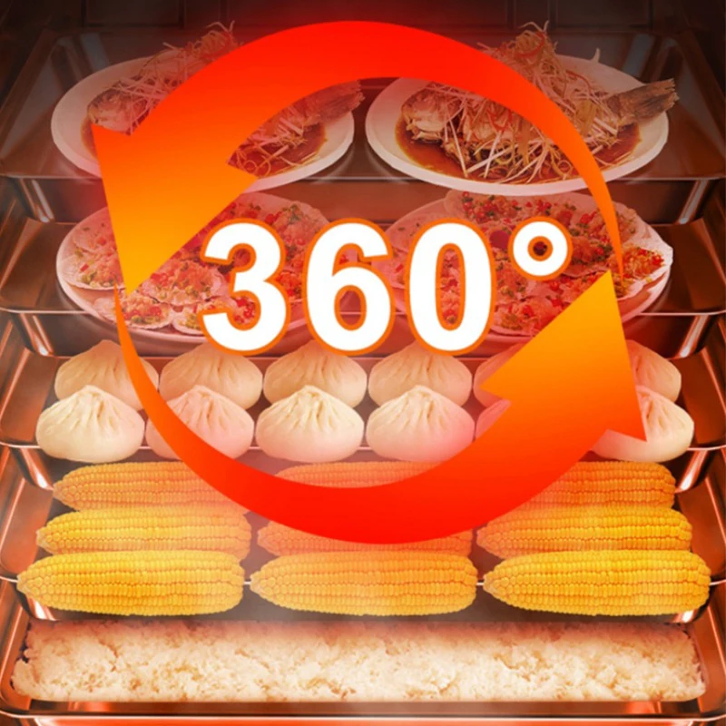 Commercial Cabinet, Electric Gas Canteen, Large And Small Steamer, Automatic For , Steamed Bread And Buns 8/12KW