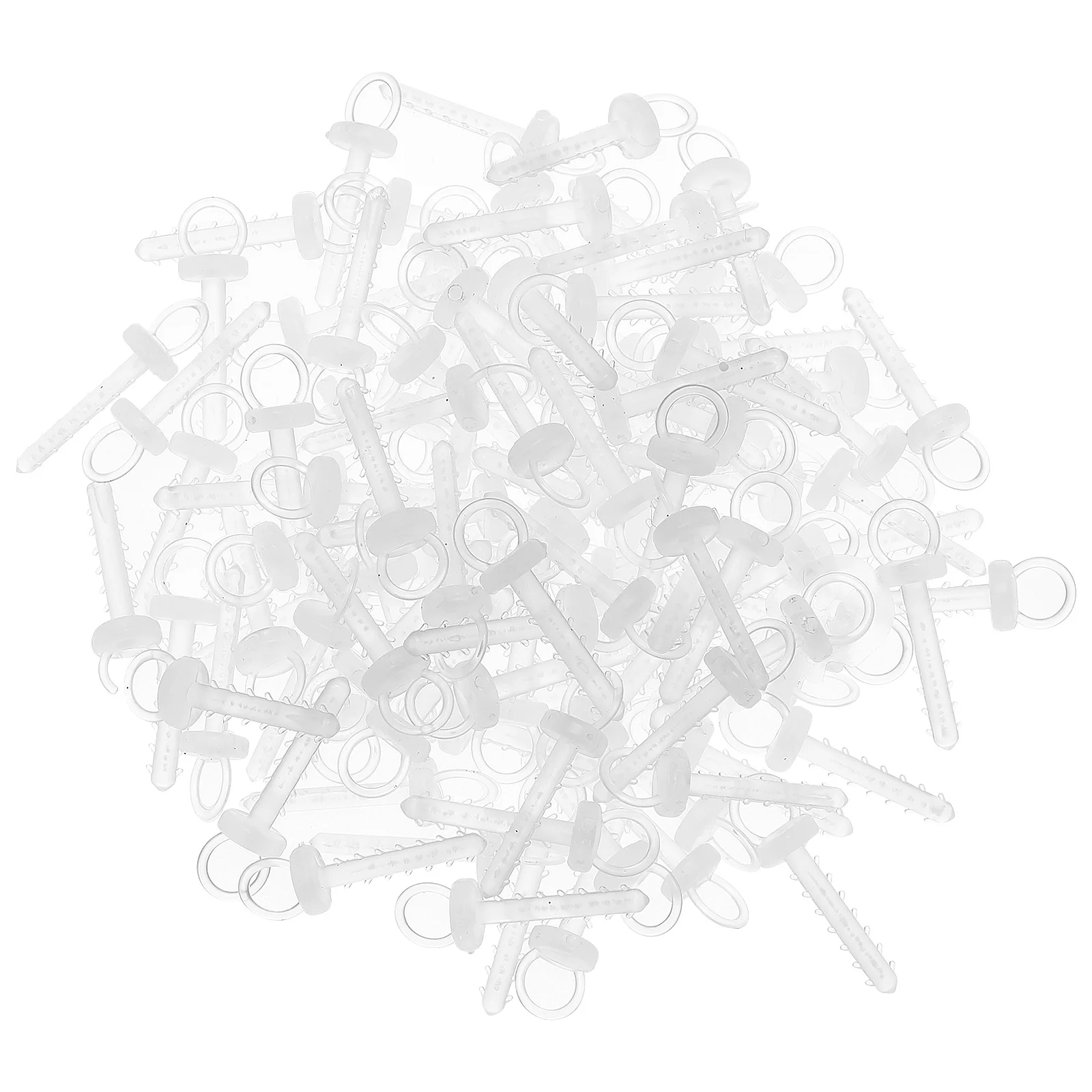 

100pcs Foam Ball Caps Unique Balls Fittings For Diy Christmas Tree Decorations Hanging Balls Making Kit Craft Supplies