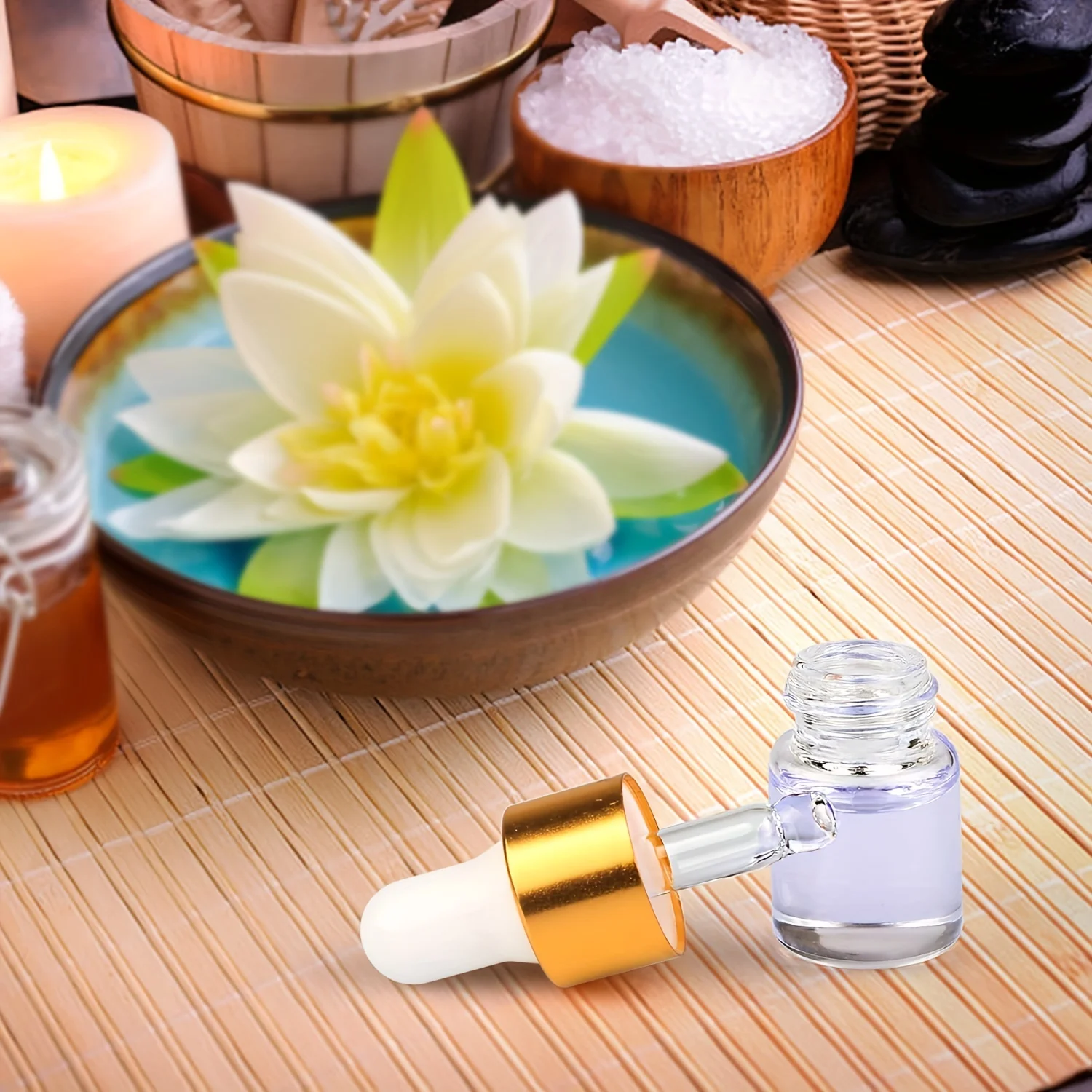 20 زجاجة قطارة زجاجية شفافة، زجاجات قطارة زيت عطري صغيرة، زيوت عطرية صديقة للسفر والعطور وسوائل التجميل #4