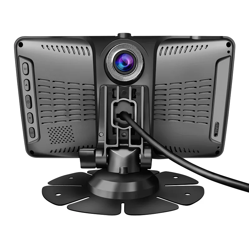truck driving recorder reversing image all-in-one machine 12V24V four-way monitoring 360 two-way