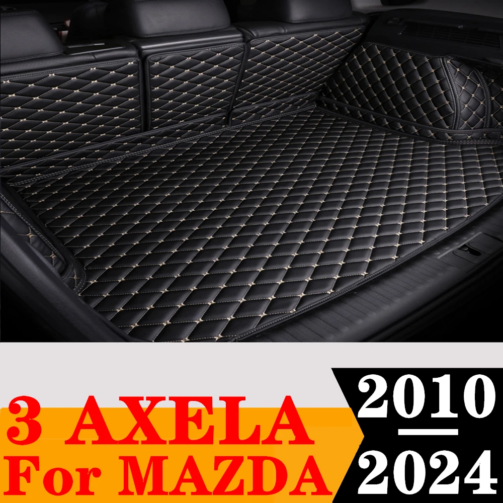 

Полный комплект автомобильного коврика в багажник для Mazda 3 Axela 2024 2023 2022 2021 2020-2010, задний багажник, лоток для багажника, детали багажника