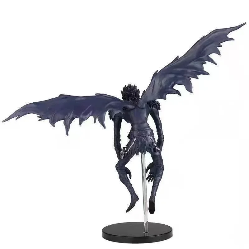 Boa nota de morte anime figuras estátua ryuk rem 23cm pvc ação figureine filme coleção modelo brinquedos para meninos presente 2025 quente novo
