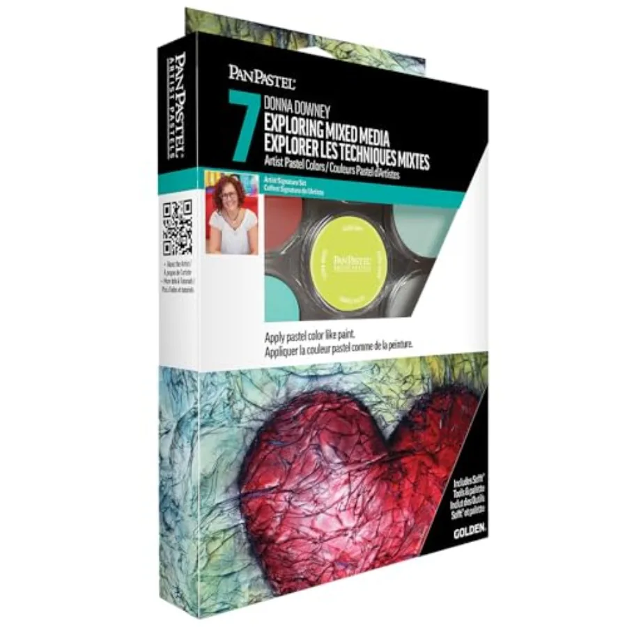 

Профессиональные художественные пастели GOLDEN Exploring Mixed Media I - Набор Донны Дауни, 7 цветов, уникальный формат, в форме кекса