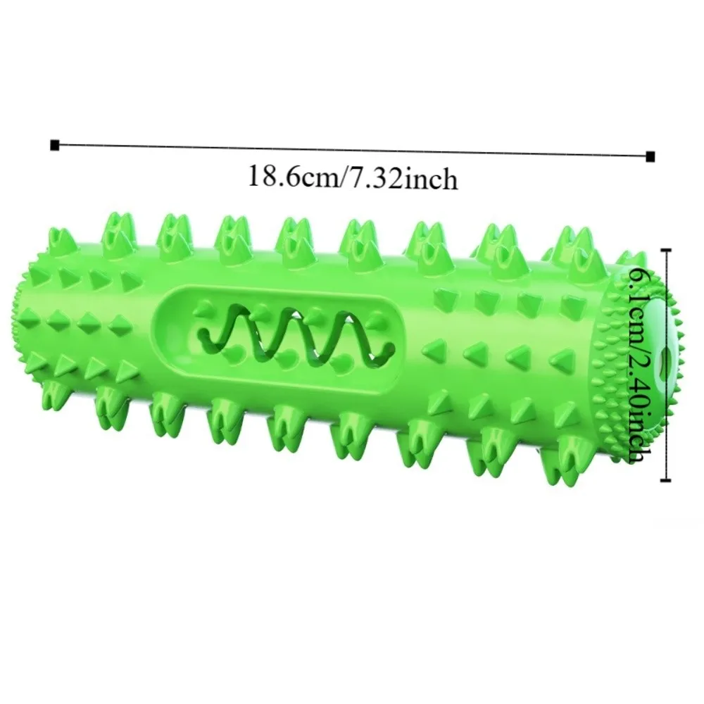 الصوتية الكلب مضغ عثرة تصميم الألوان الزاهية فرشاة أسنان الكلب عصا TPR مقاومة للاهتراء الكلب ألعاب التدريب التفاعلية للكلاب جرو