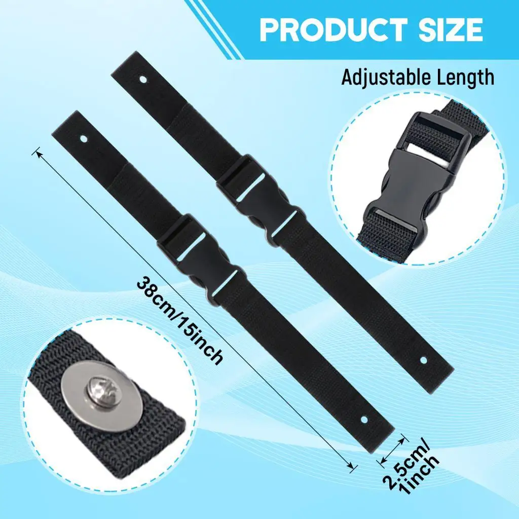 

Kayak Center Console Lid Holder Webbing 38cm Quick Release Boat Buckle for Canoe Hatch Mount Replacement Accessory Storage Strap