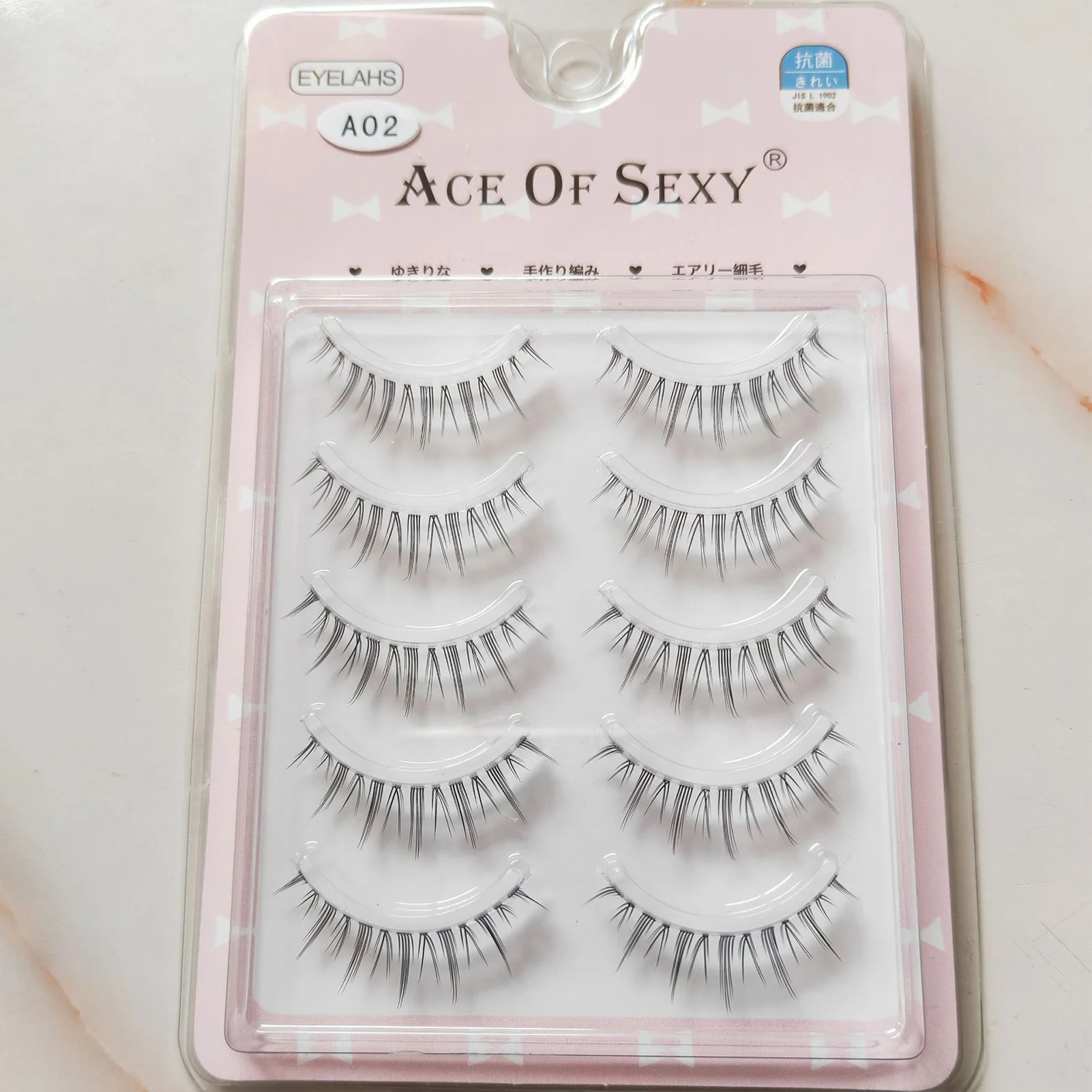 3/5 Pairs False Eyelashes Pack Fluffy Volume Long Thick Lashes for Women Natural Eye Makeup