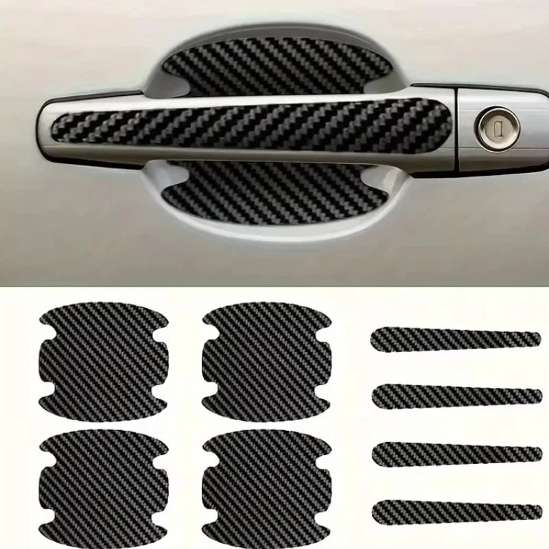 

8PCS door handle sticker, scratch-proof car door protective sticker, door bowl protective film