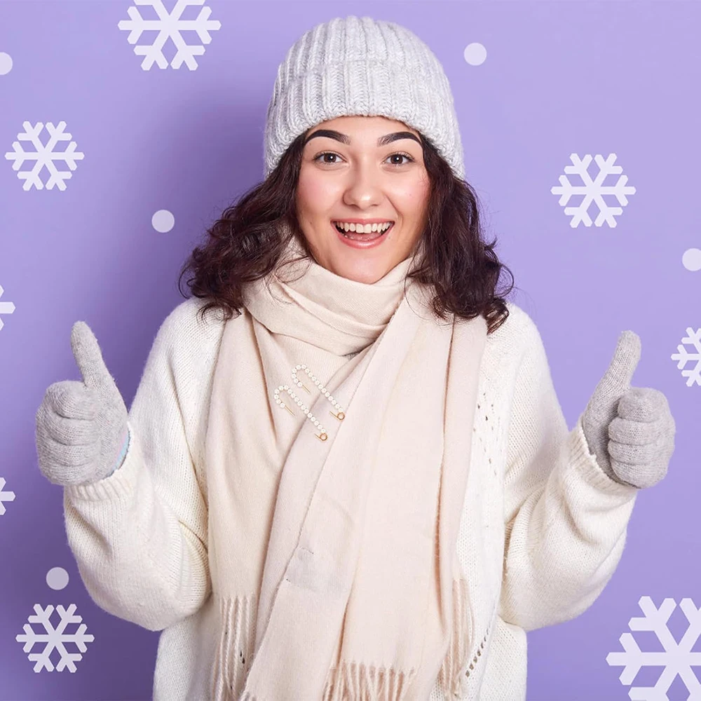 Description Picture 6 of item10pcs Sweater Shawl Clip Brooch Pins Pearl Brooch Safety Pins Decorative Waist Pants Extender for Women Clothing Accessories