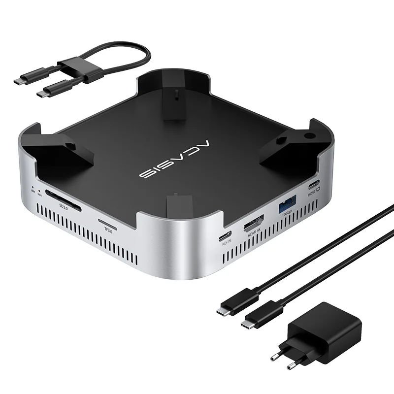 Acasis Mac Miniドッキングステーション USB-C 40Gbps - DP 4K/144HZ