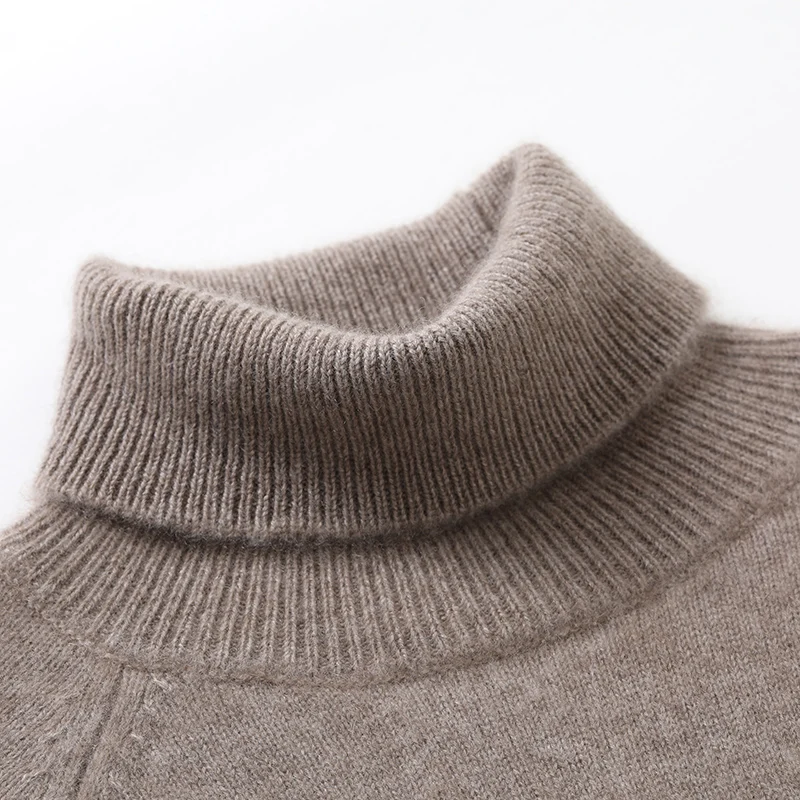 Women Sweaters 100% Pure Cashmere Pullovers Winter New Arrival Turtleneck Solid Color Jumpers Female Knitwear Tops Girl Clothes