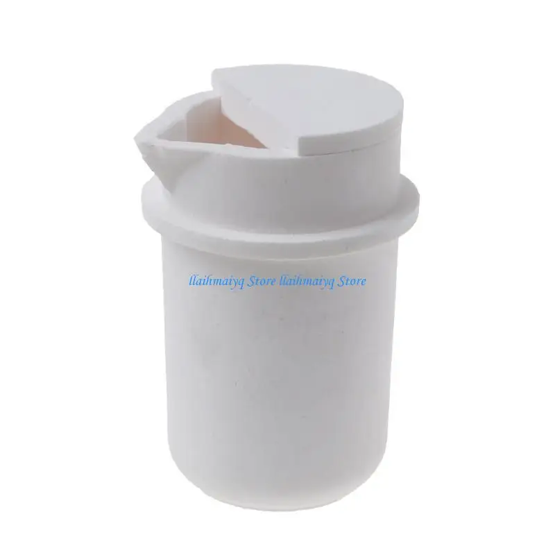 573B Ceramic Crucible Dish Cup High Temperature Resistance 1 KG for Melting Casting