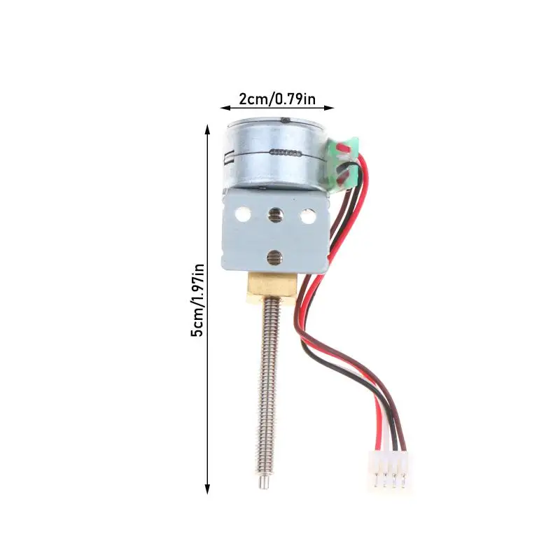 15MM Micro 2 Phase 4 Wire Stepper Motor Screw Shaft Linear Actuator Reliable Movement for Smart Vending