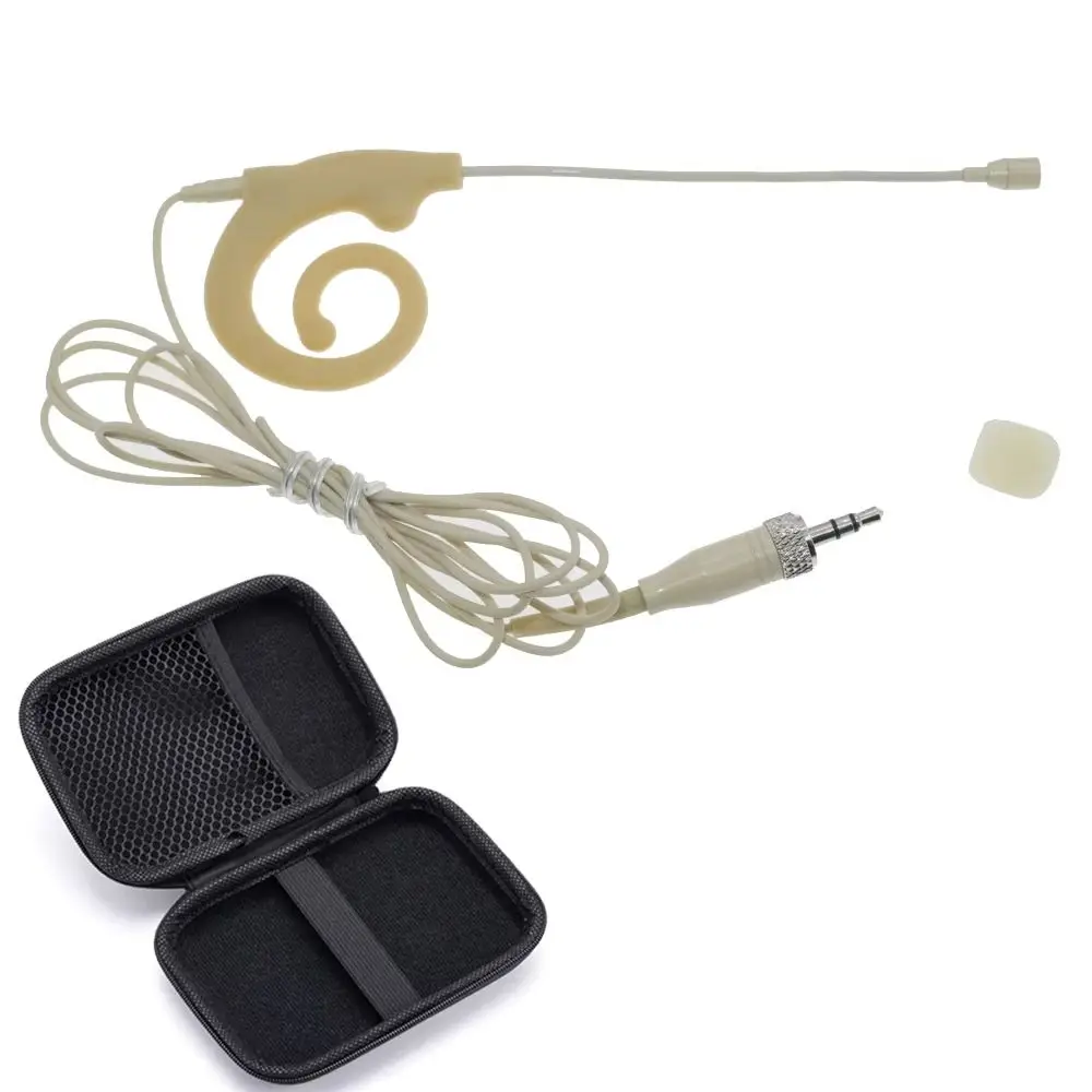 Sennheiser G2 G3 G4 Bodypack 3.5mm 스테레오 잭 이어셋 교수형 HeadMic 용 HM680 달팽이 디자인 마이크