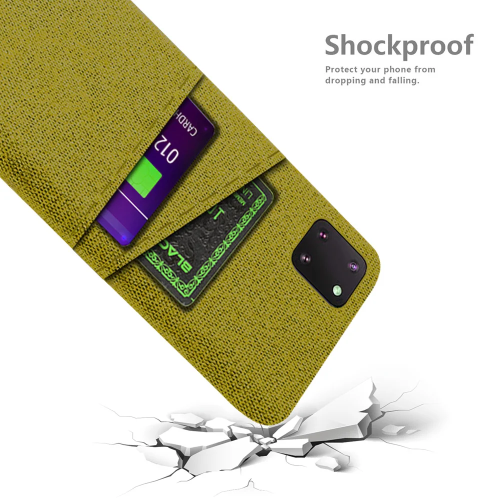 Wallet Case For Samsung Galaxy Note 10 Lite Case Luxury Dual Card Fabrics Cover For Samsung S10 Lite 2020 Coque Note10 Lite